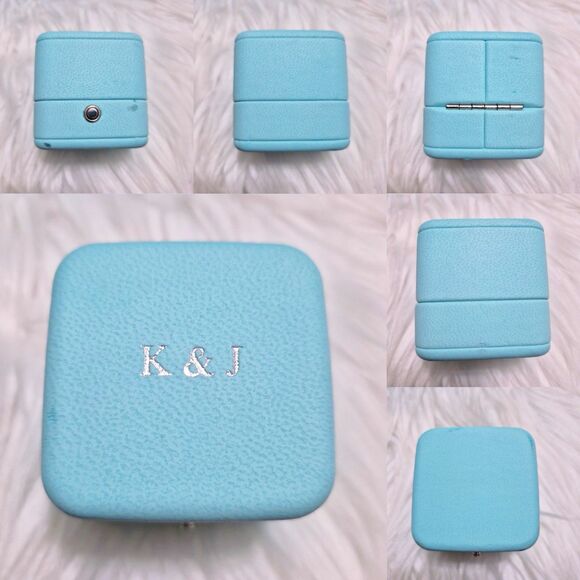 10 x Tiffany & Co. Blue Velvet Empty Ring Box Set SINGLE SLOT Read Description - Picture 2 of 13